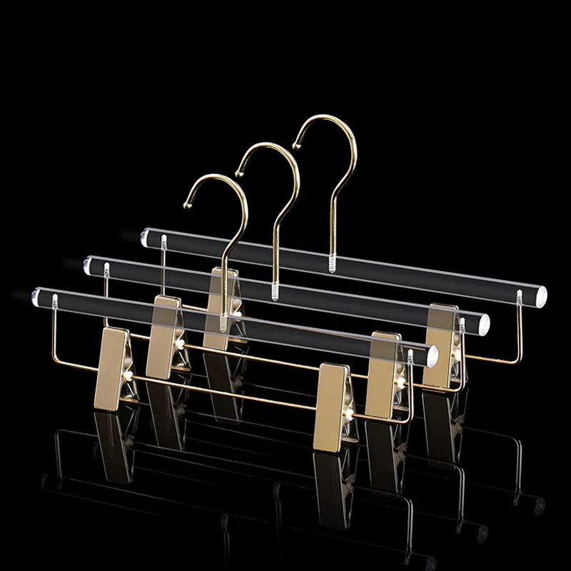 Luxury Daily Used Garment Transparent Acrylic Clothes Hangers