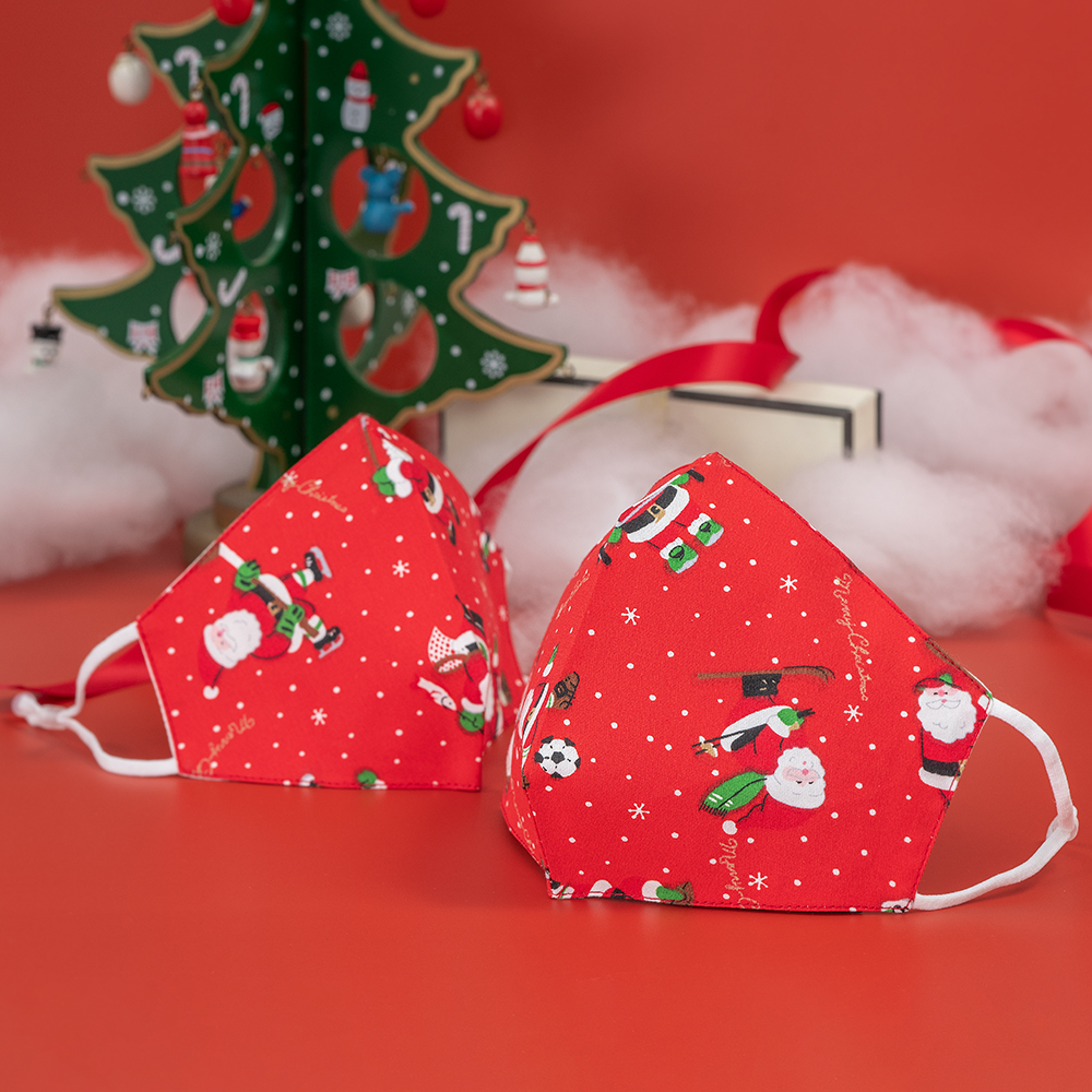 Моющаяся многоразовая карманная маска для лица с фильтром в виде проволоки носа, оптовая продажа, отличный подарок, 100% хлопок, Рождественская маска для лица для вечеринки, для взрослых