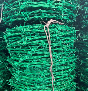 <b>Plastic</b> coated double strand barbed wire for outdoor high security with anti-corrosion and anti-climbing support customization - Product Image 6