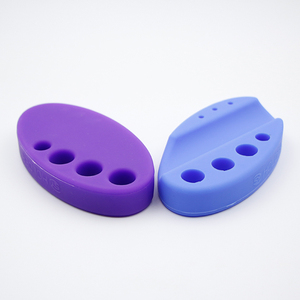 Support en silicone pour nail art, coupelle en caoutchouc pour pigments, pour accessoires de manucure et microblading - Product Image 1
