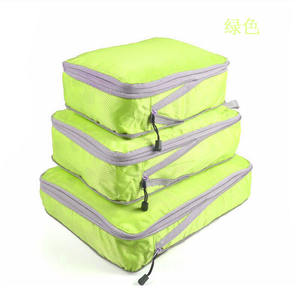 New Promotion Hot Sell Travel Compression Packing <b>Cubes</b> Expandable Packing Organizer 3 Pieces Set - Product Image 1