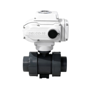 DK55-PL UPVC Double Ball - Support de bille OEM automatisé résistant à la corrosion pour contrôle - Product Image 2