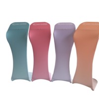 Stand de kiosque portable pour tablette, personnalisé pour salon professionnel, écologique, léger, en tissu tendu, imperméable, facile à assembler, avec structure en aluminium