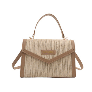 2024 nouveauté été paille tissé femme sacs à main dames rabat sacs à bandoulière pour les femmes - Product Image 3