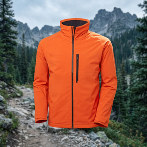 Custom logo <b>Work</b> Windproof Outdoor Quilted Waterproof Zipper Soft Shell Autumn <b>Fleece</b> Windbreaker Men's Jacket Skyler - Product Image 3