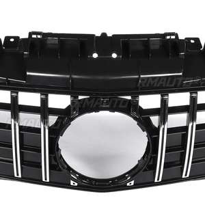 New GT Style Car Front Bumper <b>Grill</b> Grille + Lower Bumper Grille <b>Mesh</b> <b>for</b> Mercedes <b>for</b> Benz SLK Class R172 200 250 350 2012-2016 - Product Image 4