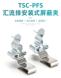 <span class=keywords><strong>EMC</strong></span>シェーディングソリューションデータセンターキャビネットTSC-PFSタイプ10x3mm銅端子バスバー接地クリップ板金加工 - Product Image 2