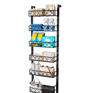 Qua cửa đựng thức ăn giỏ tổ chức Rack với 6 ,8 điều chỉnh giỏ treo phía sau cửa trở lại tổ chức kệ cho nhà bếp - Product Image 2