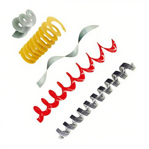 Screw Conveyor <b>Auger</b> Flight Knife <b>Drilling</b> Continuous Cold Rolled Blades for Agricultural Mining Waste Processing Equipment - Product Image 6