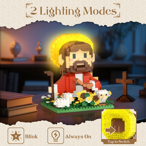 Glowing LED Lights Jesus <strong>Figures</strong> Building Blocks Models Action <strong>Figures</strong> Kids Toys Sunflower Sheep <strong>Christmas</strong> Decoration Gifts - Product Image 5