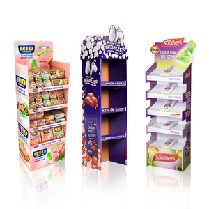 Tùy chỉnh cho có thể gập lại UV tráng Snack hiển thị các tông đứng cho các cửa hàng bán lẻ sàn quảng cáo và gấp kệ trưng bày - Product Image 2