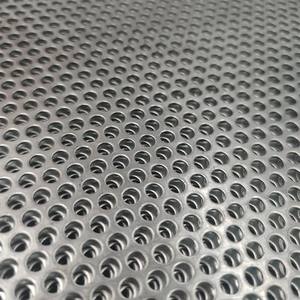 רשת מתכת אקוסטית מחוררת אקוסטית עם צורת חור יהלום לבניית עיצוב עגול פתיחה - Product Image 4