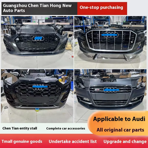 กระจังหน้า ABS โครเมี่ยมของแท้ใช้จากโรงงานของแท้กันชนฝาครอบท้ายรถสำหรับออดี้มีทั้งหมดเกี่ยวกับปากด้านหน้า - Product Image 6