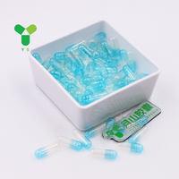 Capsules végétaliennes certifiées YSHalal, couleur et taille personnalisées 000 00 1 2 3 4 5, capsule HPMC