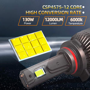 Faro LED para coche V21, 130 vatios, 6000K, faro LED de alta potencia, bombillas LED H4 para faros LED para coche, H7, caja de embalaje personalizable - Product Image 2