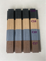 Panneau mural extérieur en WPC, imperméable, résistant aux UV, revêtement mural extérieur, composite bois-plastique, décoration de façade pour jardin, villa