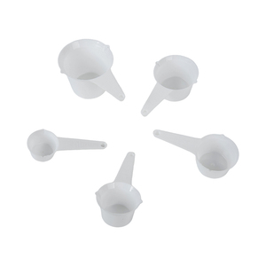 Nhỏ nấu ăn Công cụ đo lường 11 cái trắng rõ ràng nhựa đo ly thìa công cụ thiết lập - Product Image 2