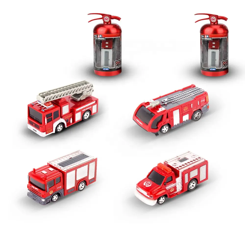 Cool Design Manufacturer Radio-Controlled Mini Fire Truck Emulation Lighting Toy RC Car For Kid