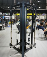 Système mural professionnel à double poulie | Machine à câbles à hauteur réglable pour l'entraînement complet du corps, la salle de sport à domicile et l'utilisation commerciale