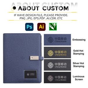 Carnet de notes multifonctionnel transfrontalier personnalisé, carnet de notes personnalisé, cadeau d'affaires, carnets en cuir avec logo - Product Image 2