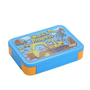 Lonchera de Dibujos Animados <span class=keywords><strong>con</strong></span> Tenedor, Cuchillo y Cuchara, Lonchera Multifuncional de Plástico para el Hogar - Product Image 6
