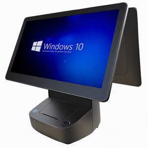 Sistema POS Todo en Uno de Alto Rendimiento J6412, 8GB 256GB, Terminal con Pantalla Táctil FHD Dual de 15.6 Pulgadas y Impresora Térmica Integrada de 58mm - Product Image 2