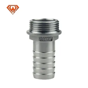 Nam thép không gỉ <span class=keywords><strong>SS</strong></span> <span class=keywords><strong>Hex</strong></span> núm vú PN16 áp lực - Product Image 4