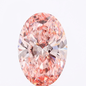 Diamante Rosa Vívido de Laboratorio de Primera Calidad, Corte Oval Brillante de 2.54 Quilates, con Brillo Excepcional para Joyería Fina - Product Image 3