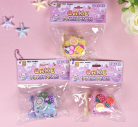 Jouet Squishy Gâteau Simulé, Jouet Alimentaire à Rebond Lent, Jouet Anti-Stress à Presser, Cadeau