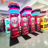 Machine de boxe à monnayeur très populaire avec affichage LED du score pour parcs d'attractions, salles de jeux et lieux de divertissement