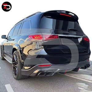 Gran oferta, Kit de carrocería de carbono estilo LAT, labio delantero, parrilla delantera, labio trasero, rueda, arco, alerón superior para Benz GLS clase X167 <span class=keywords><strong>GL63</strong></span> - Product Image 2