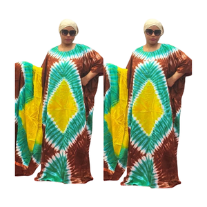 Women's Breathable Chiffon <b>Kaftan</b> Dress Maxi Asymmetrical Neckline Lace ODM Autumn Floor-Length Tops Tie Die Process Back - Product Image 5
