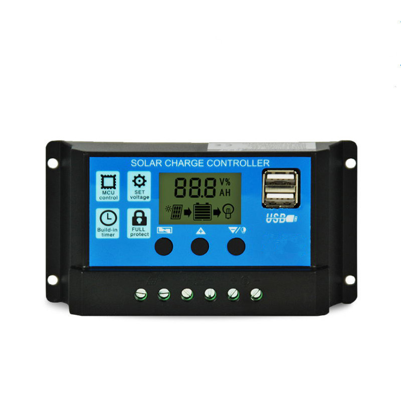 The best selling high quality solar controller 10A-60A mini simple solar charge controller with LCD display