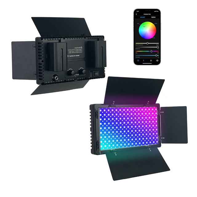 36W LED U600+ Video Light Remote Control 2700-6500K CRI>95Ra Photographic Studio Video Fill Light