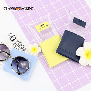 BSCI ISO Sedex FAMA סיטונאי מלאי מוכן שקוף נרתיק עור משקפי שמש נקה פלסטיק משקפיים מקרה שקוף - Product Image 5