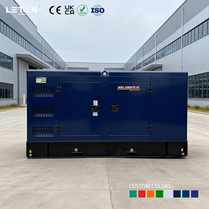 Groupe électrogène silencieux LETON POWER 100 kVA avec moteur de marque pour hôtel, hôpital, alimentation de secours, groupe électrogène insonorisé 80 kVA, centrale électrique - Product Image 3