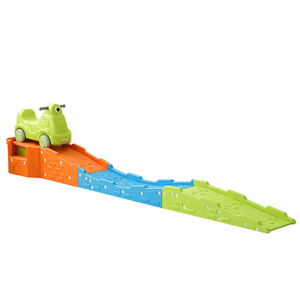 Attrezzatura per l'allenamento dell'integrazione sensoriale con scivolo a tre sezioni per bambini, esercizio di equilibrio con auto giocattolo per casa o esterno - Product Image 5