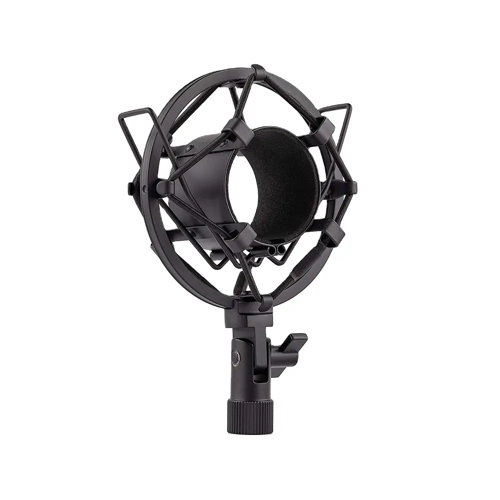 Universal 50ミリメートルMetal Microphone Mic Shock Mount Stand Holder Mount ClipためStudio Microphone