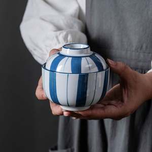 Cuenco blanco <span class=keywords><strong>de</strong></span> melamina resistente al calor con tapa, vajilla redonda <span class=keywords><strong>de</strong></span> estilo japonés para guisar <span class=keywords><strong>sopa</strong></span> y <span class=keywords><strong>huevo</strong></span> al vapor para el hogar - Product Image 4