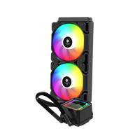 Système de refroidissement liquide pour PC gaming 240MM ARGB, radiateur refroidisseur CPU, 3 broches, roulement fluide, faible bruit 23dB