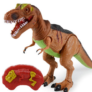 Jouets de dinosaures réalistes du monde jurassique, télécommandés électriques, qui marchent et chantent - Product Image 1
