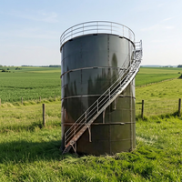 Réservoir de stockage de biogaz automatique anti-corrosion en verre fusionné sur acier avec système de contrôle PLC complet