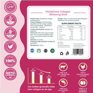 En iyi lal C vitamini deniz kollajen içecek tozu bayan sağlık takviyesi cilt beyazlatma için vejetaryen küçük poşetler - Product Image 3