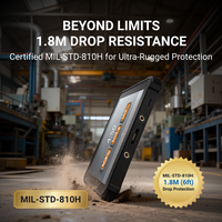H81(5G-M60) RTK MTK Octa Core Wi-Fi Harga Terjangkau 1000 Nits Gnss Rtk Base Receiver Baterai 12000 MAh NFC Tablet Tangguh Android