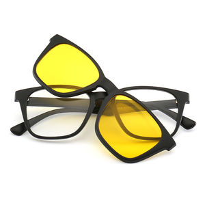 <span class=keywords><strong>Gafas</strong></span> de Sol con Clip 5 en 1, <span class=keywords><strong>Gafas</strong></span> de Visión Nocturna con Imanes, Lentes Polarizadas Retro Multifunción, <span class=keywords><strong>Gafas</strong></span> de <span class=keywords><strong>Ciclismo</strong></span> para Exteriores - Product Image 2