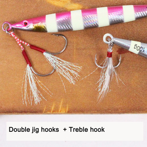 Señuelos de plomo para pesca en el mar, plantilla luminosa de 60g/80g/100g/150g/200g - Product Image 5