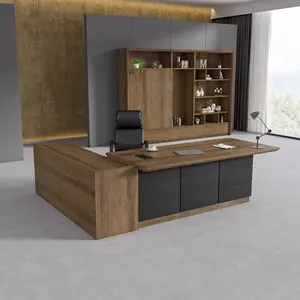 Mobiliário de escritório privado WESOME L forma moderna mesa escritorio mesa de escritório espaço de negócios