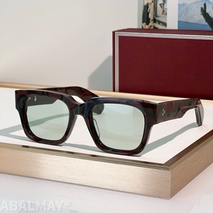 JMM-ENZO EPOXY 51-23-146 Occhiali da Sole <span class=keywords><strong>di</strong></span> Alta Qualità per Uomo e Donna, Design Classico Punk <span class=keywords><strong>di</strong></span> Lusso in Acetato UV400 con Scatola - Product Image 3