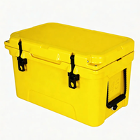 Glacière isotherme rotomoulée personnalisée camouflage 65QT, étanche, portable, coque rigide en PE, avec logo, pour camping, pêche, aliments et canettes