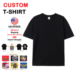 Camiseta de algodón pesado de gran tamaño personalizada, ropa de calle Vintage, camisetas de lavado ácido, estampado gráfico desgastado de alta calidad para hombres - Product Image 1